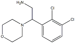 2-(2,3-dichlorophenyl)-2-morpholin-4-ylethanamine Struktur