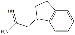 2-(2,3-dihydro-1H-indol-1-yl)ethanimidamide Struktur