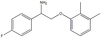 2-(2,3-dimethylphenoxy)-1-(4-fluorophenyl)ethanamine Struktur