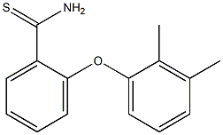 2-(2,3-dimethylphenoxy)benzene-1-carbothioamide Struktur