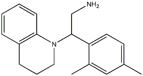 2-(2,4-dimethylphenyl)-2-(1,2,3,4-tetrahydroquinolin-1-yl)ethan-1-amine Struktur