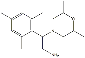 2-(2,6-dimethylmorpholin-4-yl)-2-mesitylethanamine Struktur