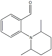 2-(2,6-dimethylpiperidin-1-yl)benzaldehyde Struktur