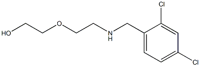 2-(2-{[(2,4-dichlorophenyl)methyl]amino}ethoxy)ethan-1-ol Struktur