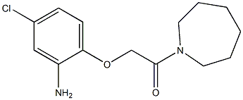 2-(2-amino-4-chlorophenoxy)-1-(azepan-1-yl)ethan-1-one Struktur