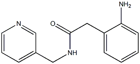 2-(2-aminophenyl)-N-(pyridin-3-ylmethyl)acetamide Struktur