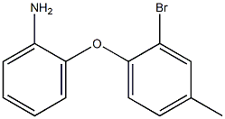 2-(2-bromo-4-methylphenoxy)aniline Struktur