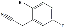 2-(2-bromo-5-fluorophenyl)acetonitrile Struktur