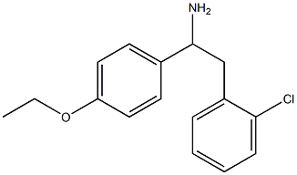 2-(2-chlorophenyl)-1-(4-ethoxyphenyl)ethan-1-amine Struktur