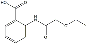 2-(2-ethoxyacetamido)benzoic acid Struktur