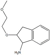 2-(2-methoxyethoxy)-2,3-dihydro-1H-inden-1-amine Struktur