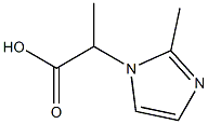 2-(2-methyl-1H-imidazol-1-yl)propanoic acid Struktur