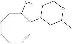 2-(2-methylmorpholin-4-yl)cyclooctanamine Struktur