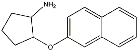 2-(2-naphthyloxy)cyclopentanamine Struktur