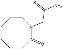 2-(2-oxoazocan-1-yl)ethanethioamide Struktur