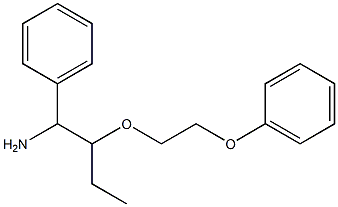 2-(2-phenoxyethoxy)-1-phenylbutan-1-amine Struktur