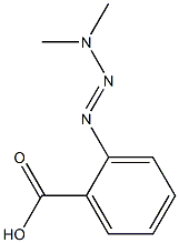 2-(3,3-dimethyltriaz-1-en-1-yl)benzoic acid Struktur