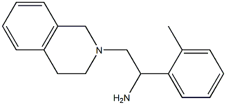 2-(3,4-dihydroisoquinolin-2(1H)-yl)-1-(2-methylphenyl)ethanamine Struktur