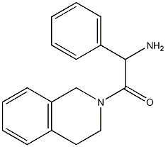 2-(3,4-dihydroisoquinolin-2(1H)-yl)-2-oxo-1-phenylethanamine Struktur