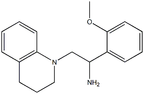 2-(3,4-dihydroquinolin-1(2H)-yl)-1-(2-methoxyphenyl)ethanamine Struktur