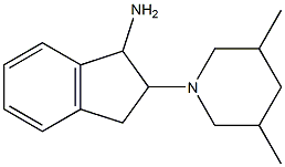 2-(3,5-dimethylpiperidin-1-yl)-2,3-dihydro-1H-inden-1-ylamine Struktur