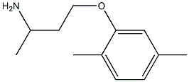 2-(3-aminobutoxy)-1,4-dimethylbenzene Struktur