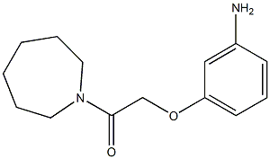 2-(3-aminophenoxy)-1-(azepan-1-yl)ethan-1-one Struktur