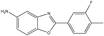 2-(3-fluoro-4-methylphenyl)-1,3-benzoxazol-5-amine Struktur