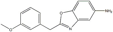 2-(3-methoxybenzyl)-1,3-benzoxazol-5-amine Struktur