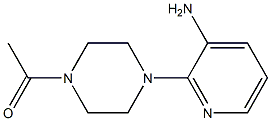 2-(4-acetylpiperazin-1-yl)pyridin-3-amine Struktur