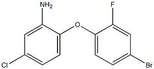 2-(4-bromo-2-fluorophenoxy)-5-chloroaniline Struktur