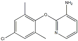 2-(4-chloro-2,6-dimethylphenoxy)pyridin-3-amine Struktur