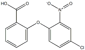 2-(4-chloro-2-nitrophenoxy)benzoic acid Struktur