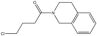 2-(4-chlorobutanoyl)-1,2,3,4-tetrahydroisoquinoline Struktur