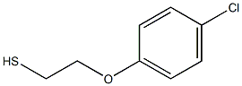 2-(4-chlorophenoxy)ethanethiol Struktur