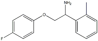 2-(4-fluorophenoxy)-1-(2-methylphenyl)ethanamine Struktur