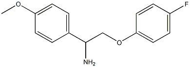 2-(4-fluorophenoxy)-1-(4-methoxyphenyl)ethanamine Struktur