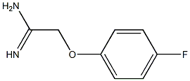 2-(4-fluorophenoxy)ethanimidamide Struktur