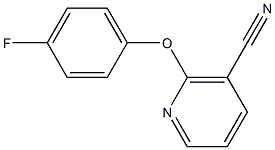 2-(4-fluorophenoxy)nicotinonitrile Struktur