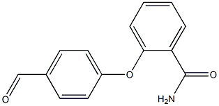 2-(4-formylphenoxy)benzamide Struktur