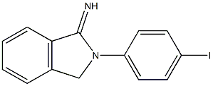 2-(4-iodophenyl)-2,3-dihydro-1H-isoindol-1-imine Struktur