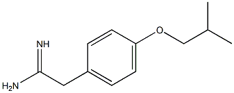 2-(4-isobutoxyphenyl)ethanimidamide Struktur