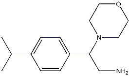 2-(4-isopropylphenyl)-2-morpholin-4-ylethanamine Struktur