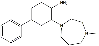 2-(4-methyl-1,4-diazepan-1-yl)-4-phenylcyclohexan-1-amine Struktur