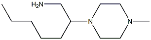 2-(4-methylpiperazin-1-yl)heptan-1-amine Struktur