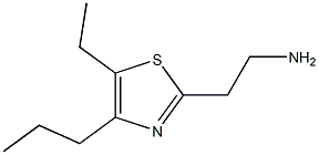 2-(5-ethyl-4-propyl-1,3-thiazol-2-yl)ethanamine Struktur