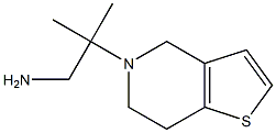 2-(6,7-dihydrothieno[3,2-c]pyridin-5(4H)-yl)-2-methylpropan-1-amine Struktur