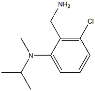 2-(aminomethyl)-3-chloro-N-methyl-N-(propan-2-yl)aniline Struktur