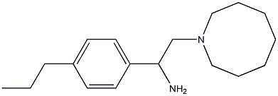 2-(azocan-1-yl)-1-(4-propylphenyl)ethan-1-amine Struktur