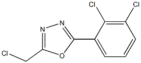 2-(chloromethyl)-5-(2,3-dichlorophenyl)-1,3,4-oxadiazole Struktur